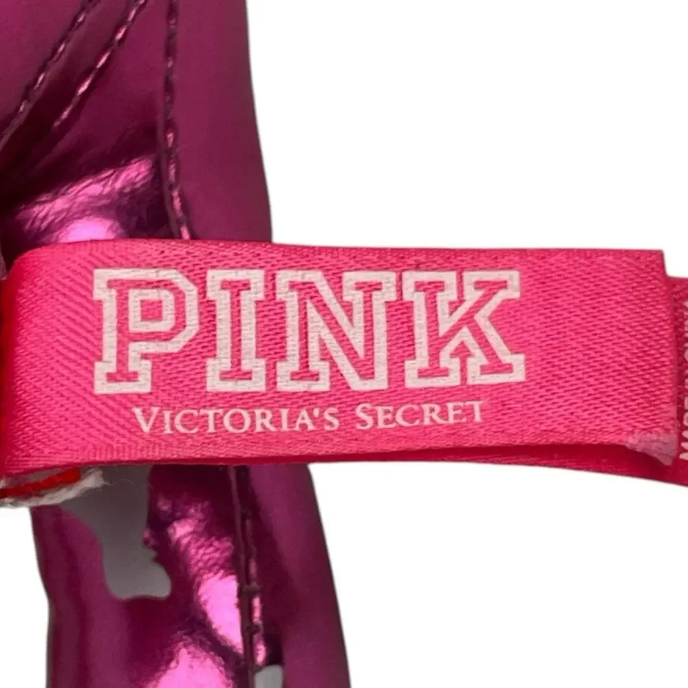 Victoria Secret Metallic Pink Plush Collectors Dog Logo Plush